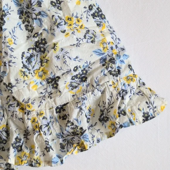 joie floral clip dot ruffled lace trim summer dress with peekaboo back 3T girls - Picture 4 of 9